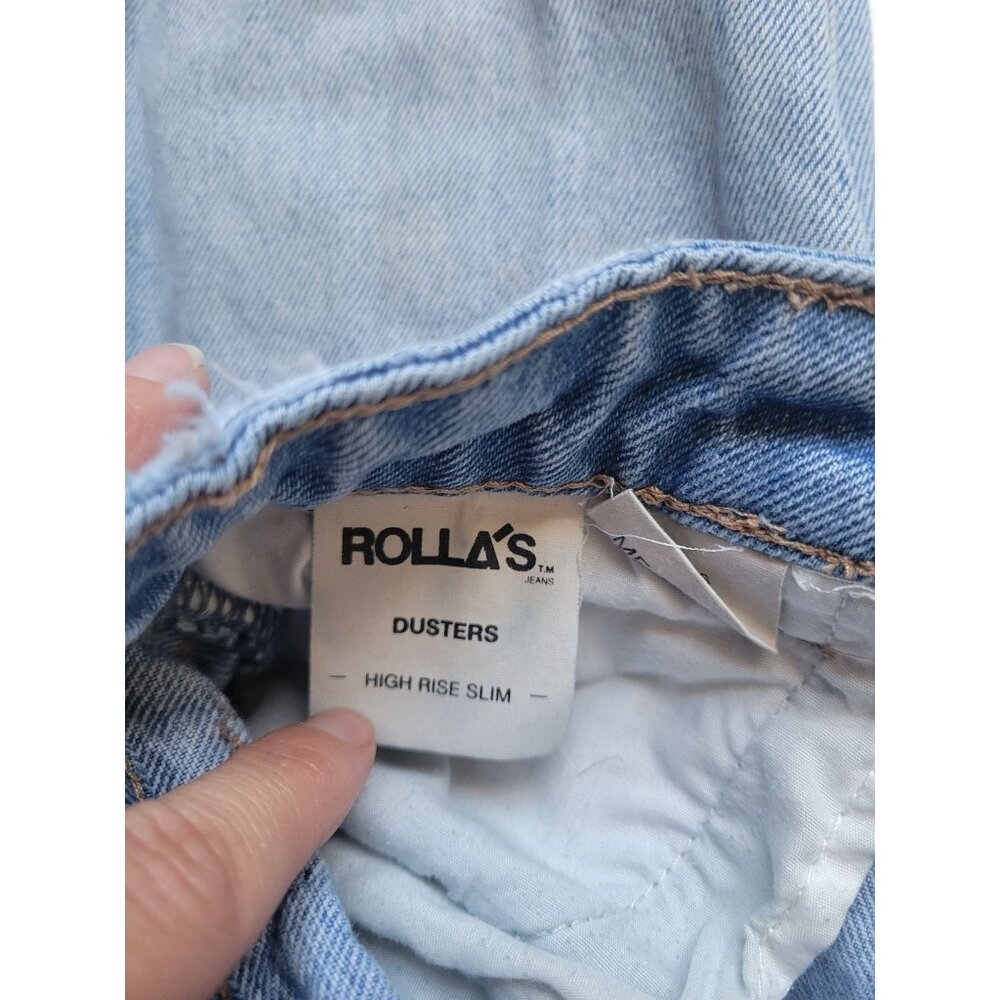 Rolla's Dusters High Rise Slim Lightwash Jeans Size 26 Western Cowgirl Casual - Picture 8 of 9
